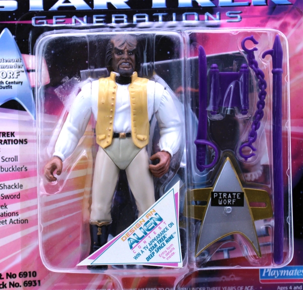 Star Trek Star Trek Generations Actionfigur "Pirate Worf" von Playmates